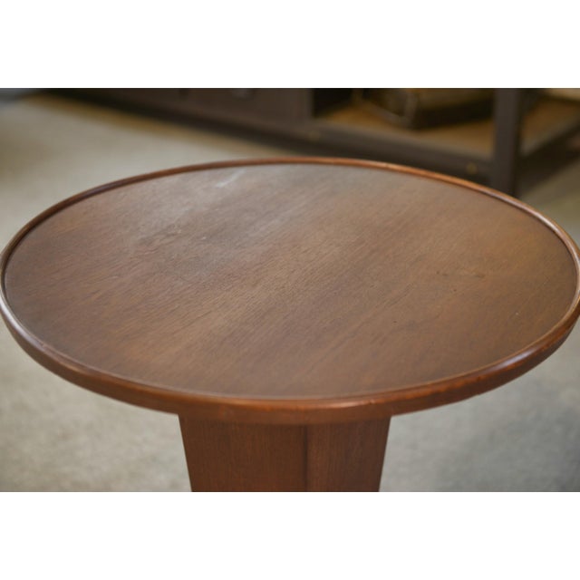 Art Deco Sapelli Veneer Pedestal Table, 1940s For Sale - Image 3 of 13