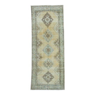 Turkish Vintage Rug 4'7" x 11'10" #20772 For Sale