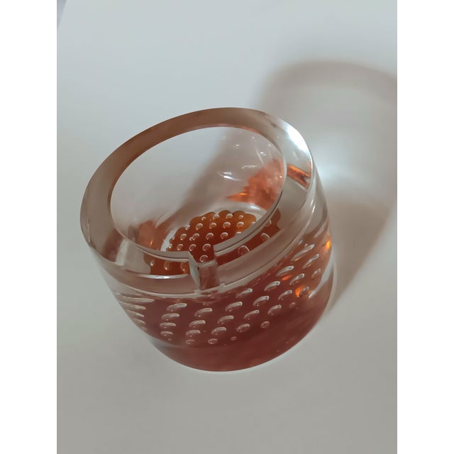 Vintage Modern Bubble Murano Glass Ashtray, 1970s, in Flawless conditions. Designed 1970 to 1979