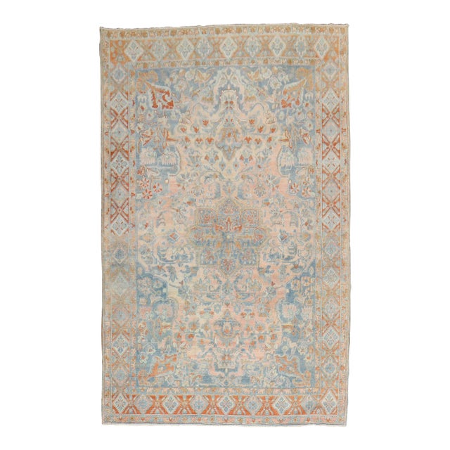 Antique Persian Lilihan Rug, 5'4'' X 8' For Sale