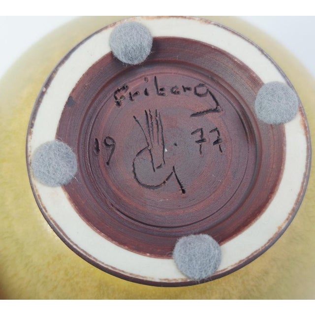 Yellow Vase by Berndt Friberg for Gustavsberg For Sale - Image 12 of 13