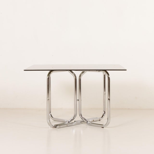 Textile Italian Space Age Dining Table with Chairs by Giotto Stoppino, 1970s, Set of 5 For Sale - Image 7 of 18