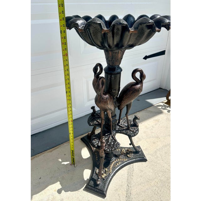19th Century Cast Iron Fountain/Bird Bath C.C.Anderson & Sons For Sale - Image 9 of 11