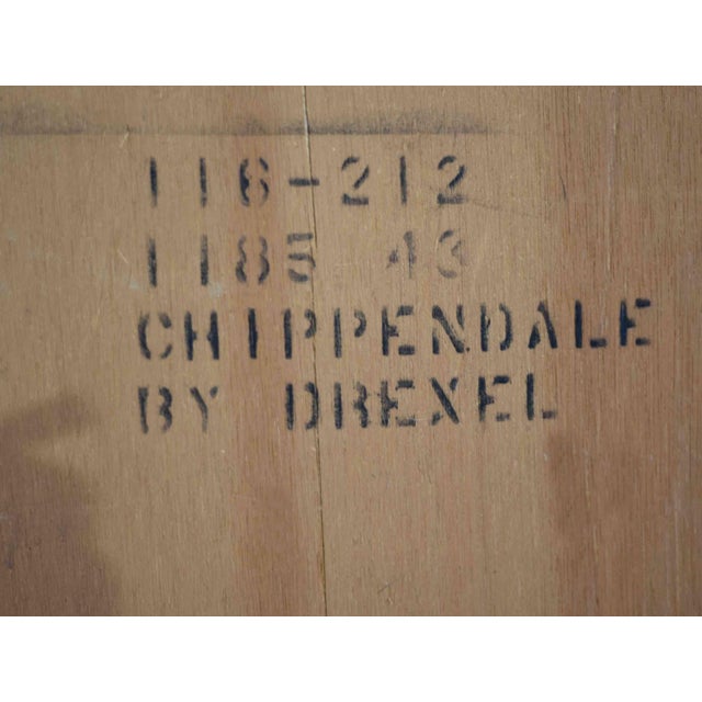 Mid Century Chippendale Beveled Glass Wall Mirror by Drexel Heritage For Sale - Image 11 of 12