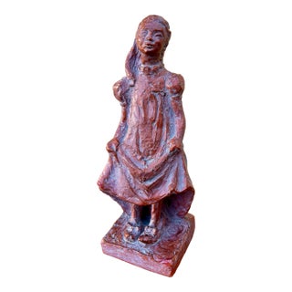 1970s Austin Production "Dress Up Girl" Brutalist Sculpture. For Sale