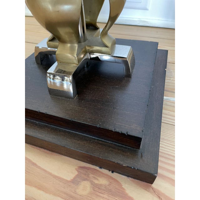 Brass John-Richard Brass Floor Lamp For Sale - Image 8 of 10