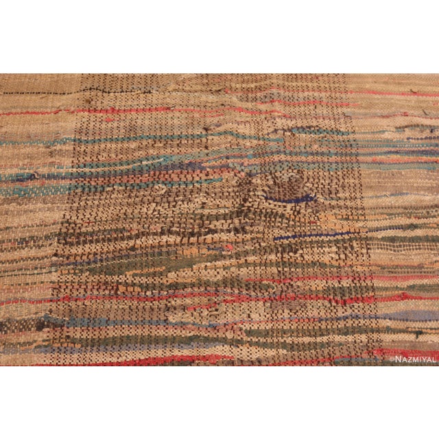 Moroccan Nazmiyal Collection Striped Vintage Moroccan Kilim Rug For Sale - Image 3 of 6