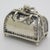 Vintage Italian Silver 800 Purse Dollhouse Miniature Box, 1970s For Sale - Image 4 of 14