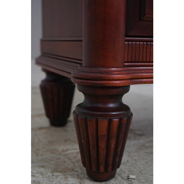 Durham Cherry 2 Door 5 Drawer Lingerie Chest For Sale - Image 12 of 17