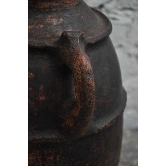 Brown Late 19th Century Primitive Spanish Clay Pot For Sale - Image 8 of 12