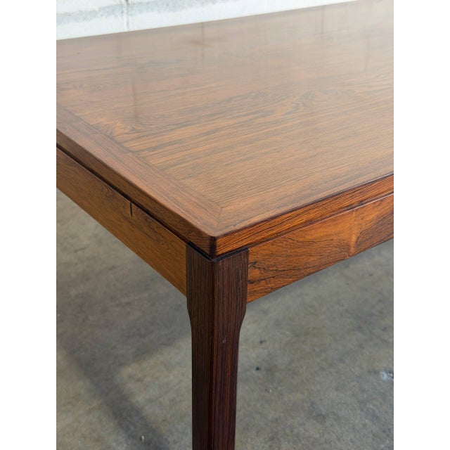 1960s Vintage Danish Rosewood Coffee Table - Mid Century Modern Scandinavian Table 1960s For Sale - Image 5 of 10