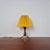 Teak table lamp with pleated shade, Denmark, 1960s Dimensions: Height – 35 cm Diameter – 20 cm Condition – very good...