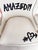White Pair of Bespoke Jimmie Martin Hand-Painted White Leather Graffiti Armchairs For Sale - Image 8 of 18