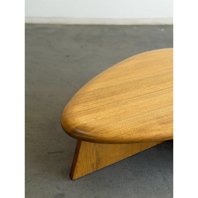 Contemporary Coffee Table in Solid Oak For Sale - Image 10 of 10