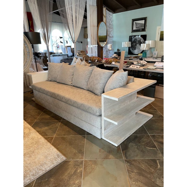 Made from reclaimed oak wood, this 2 piece custom set from Custom Furniture LA includes a sofa that fits into a large...