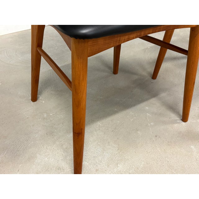 Danish Modern Teak Eva Dining Chairs by Koefoeds Hornslet - Set of 8 For Sale In Boston - Image 6 of 10