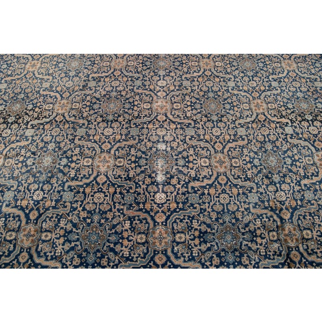 Early 20th Century Breathtaking Antique Persian Tabriz Rug 12 X 19 For Sale - Image 10 of 13