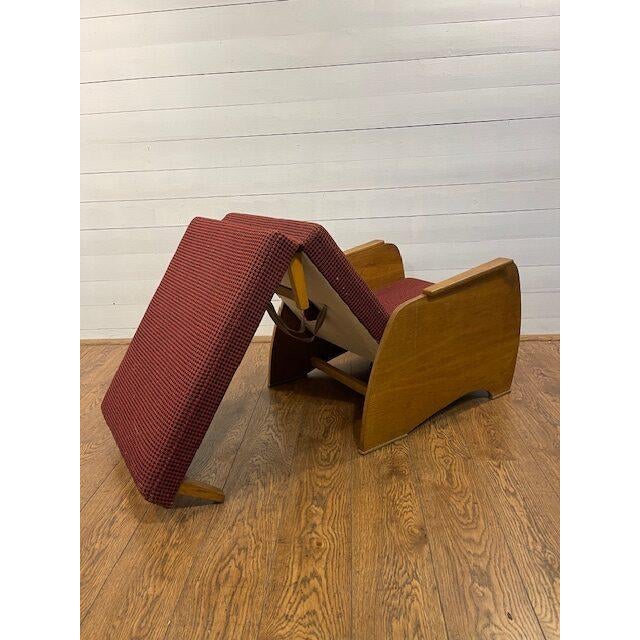 Chair Extendable to Daybed, 1930 For Sale - Image 6 of 8