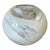 Kosta Boda Large White , "Cool Moon" Sphere Votive Holder ~ Anna Ehrner For Sale