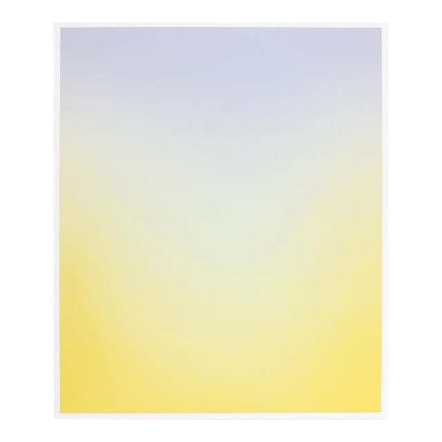 Contemporary Abstract Oil on Paper "P002" by Eric Cruikshank For Sale