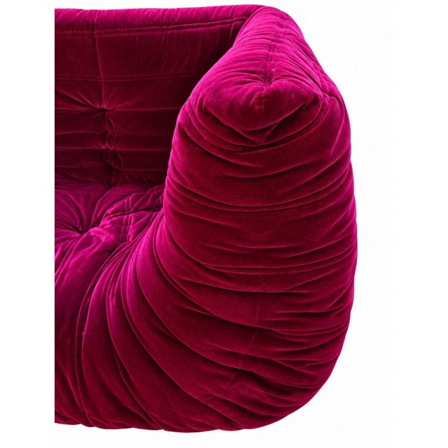 1970s Michel Ducaroy for Ligne Roset “Togo” Sofa & Ottoman, France 1973 For Sale - Image 5 of 11