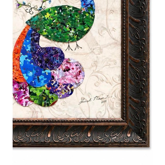 Description A vibrant original Coolage® artwork by acclaimed contemporary artist Grant "Jigsaw Grant" Manier, signed and...