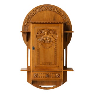 Art Nouveau Apothecary Cabinet, 1900s For Sale