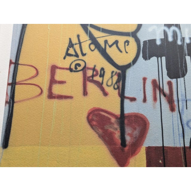 Peter Klasen, The Berlin Wall / Le Mur de Berlin / Atome (Circa 1980), Hand-Signed Original Lithograph Beautiful hand-...