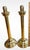 Metal Vintage Tall Brass Column Candlesticks, Pair Adjustable For Sale - Image 7 of 8