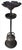 Black Vintage Wrought Iron Tall Sculptural Flower Shaped Candle Holder ~ Pair For Sale - Image 8 of 10