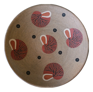 Large Ceramic Plate from Duilio Jimenez, 1970s