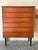 Teak Tallboy Dresser With 6 Drawers Danish Mid-Century Modern 1960s For Sale - Image 11 of 12