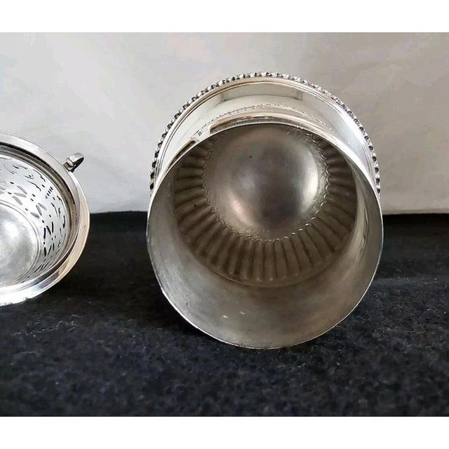 Edwardian Sterling Silver Sugar Caster from S.W. Smith & Co, London, 1906 For Sale - Image 10 of 18
