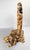 Brown 21st Century Modernist Contemporary Carved Burl Wood Vase by Warren Vienneau For Sale - Image 8 of 13