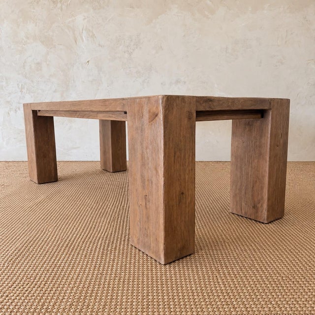 Beam XL Dining Table by Bloom Home Inc, Rustic Reclaimed Elm Design 86" For Sale - Image 12 of 16