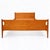 Mid 20th Century Vintage Double Bed Wooden Bed Frame, 1960s For Sale - Image 5 of 5