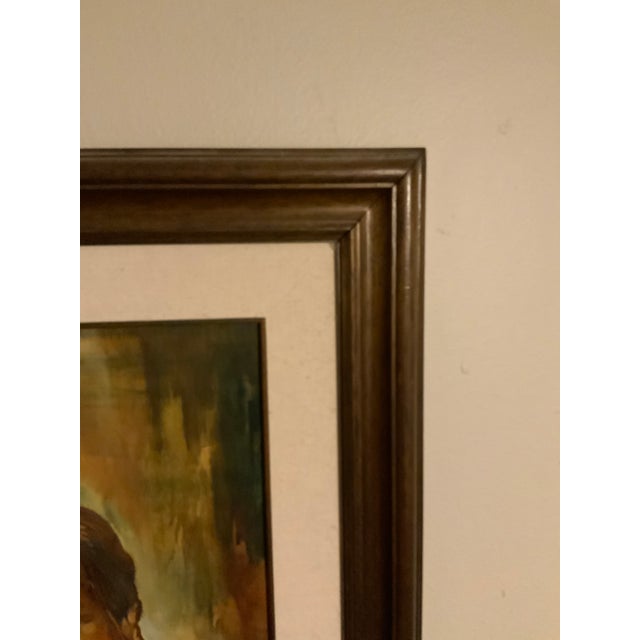 2004 Fernando Fraga Original Signed Oil Painting “Mujer Latina Iv” For Sale - Image 9 of 11