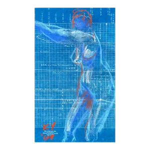 1968 Red Headed Female Nude by Katherine Yares