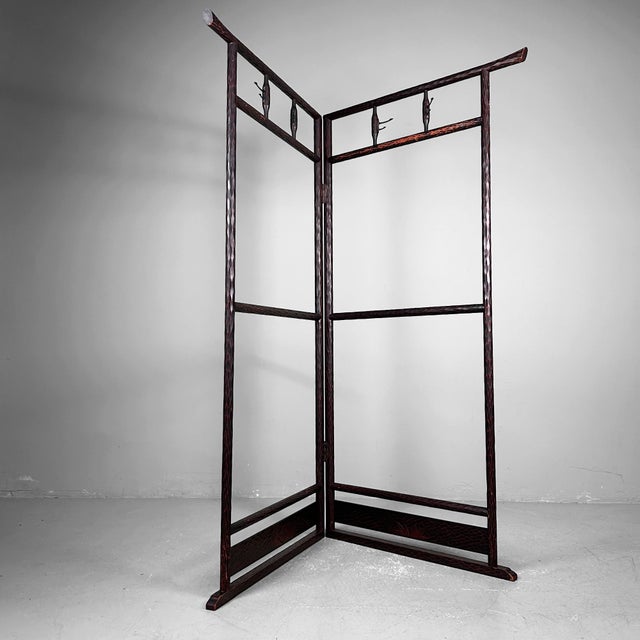 Japanese Wooden Kamakura Bori Kimono Hanger Stand, 1960s For Sale - Image 11 of 18