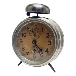 Art Deco German Clock from Fortwaegerle, 1930s For Sale