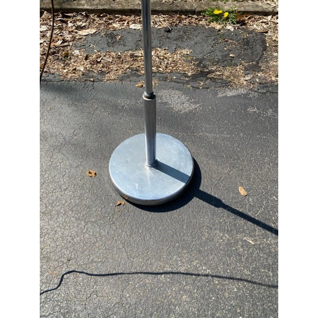 1930s Chrome Gooseneck Adjustable Height Floor Lamp For Sale In Philadelphia - Image 6 of 6