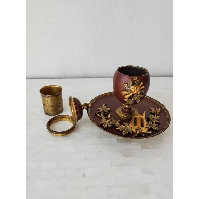 19th Century French Neoclassical Inkstand For Sale - Image 9 of 11