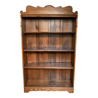 1910s American Oak Bookcase For Sale