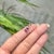 14k Solid Gold Modern Pink Sapphire Dainty Charm Pendant for Her For Sale In New York - Image 6 of 16