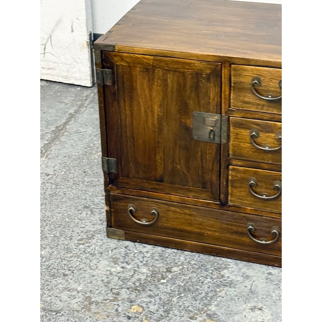 Gump’s Japanese Tansu-Inspired 'Ko-Tansu" Mini Cabinet For Sale - Image 10 of 12