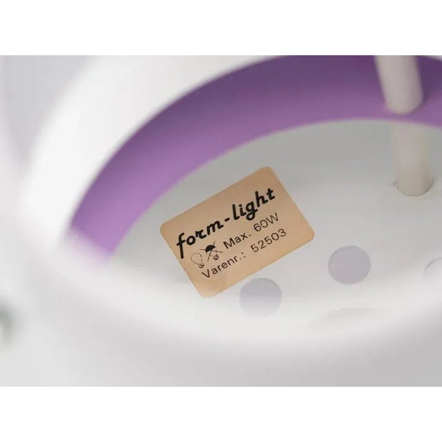 Vintage Danish Form Light Lamps, 1980s, Set of 2 For Sale - Image 8 of 10