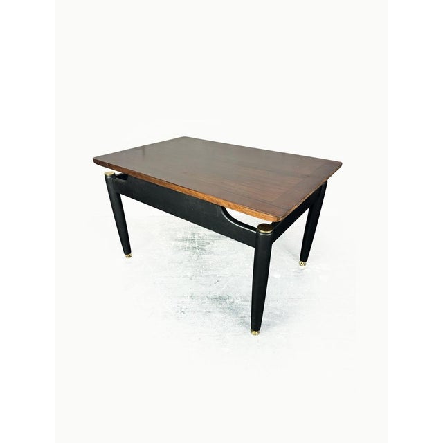 Wood Tola and Black Librenza Coffee Table from G-Plan, 1960s For Sale - Image 7 of 11