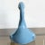 Postmodern Blue Ceramic Swan Dish For Sale - Image 4 of 5