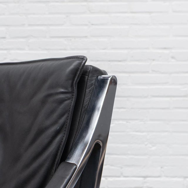 Black Two-Seater Sofa by R.B. Glatzel for Walter Knoll, 1970s For Sale - Image 8 of 16