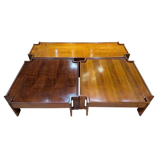 Large Modular Coffee Tables, 1970s, Set of 3 For Sale - Image 9 of 9